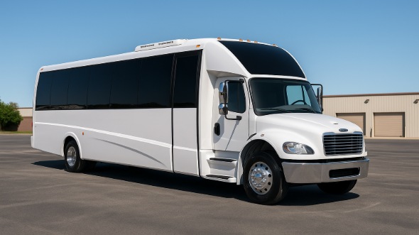 Exterior of Charter Bus Company Camarillo's 15 Passenger Minibus in Camarillo