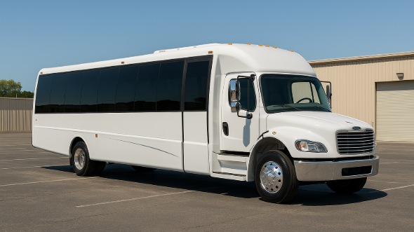 Exterior of Charter Bus Company Camarillo's 25 Passenger Mini bus in Camarillo