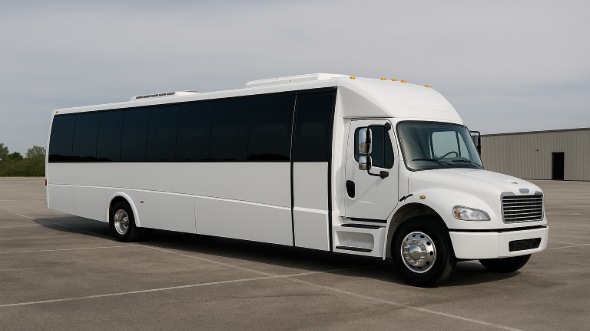 Exterior of Charter Bus Company Camarillo's 35 Passenger Minibus in Camarillo