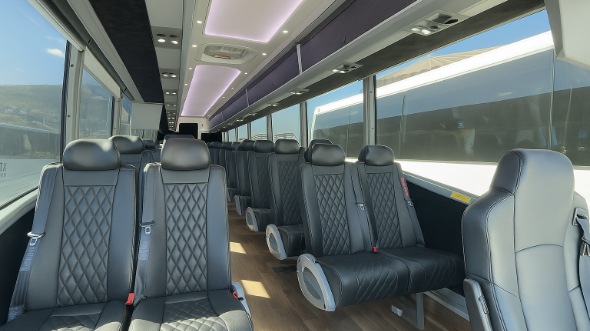 camarillo 28 passenger minibus inside