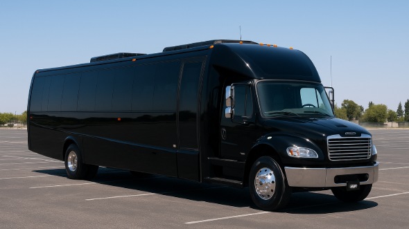 Exterior of Charter Bus Company Camarillo's Party Bus in Camarillo